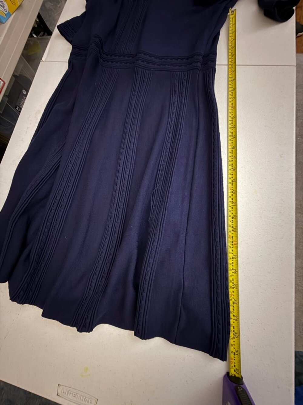Lane Bryant, Midi Dress, Navy, 18/20 - Picture 6 of 16